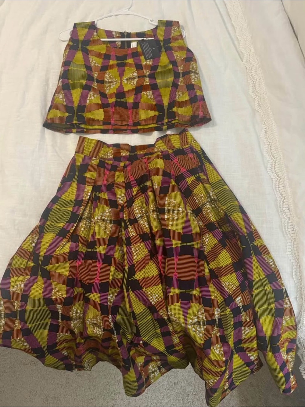2 Piece Francis and Benedict outfit - Handmade 💯 African Cotton Waxprint